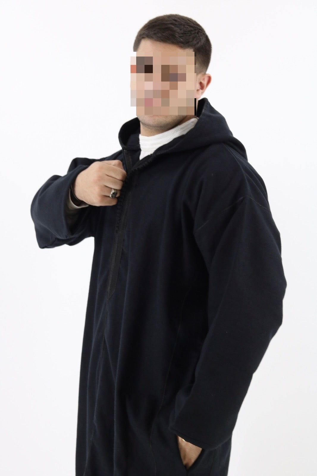 Winter Djellaba Noor Elegant Black