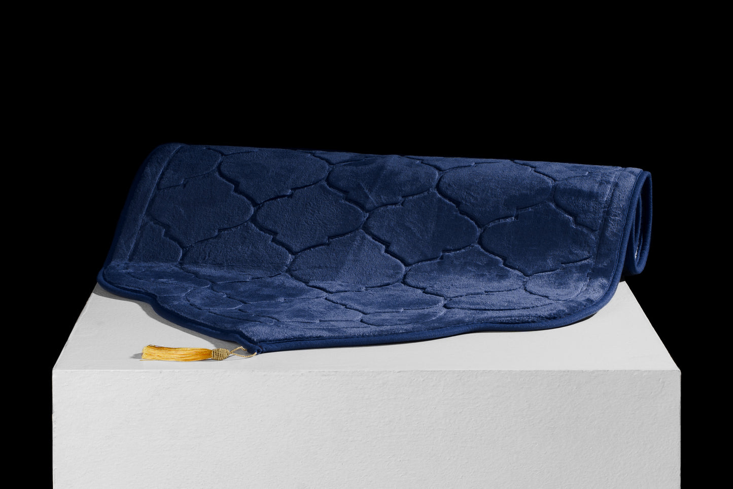 Soft Velvet Prayer Mat - Midnight Navy
