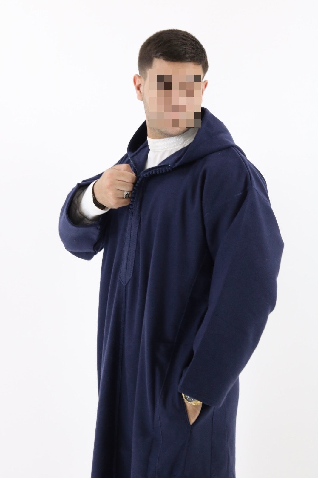 Winter Djellaba Casblanca Blue