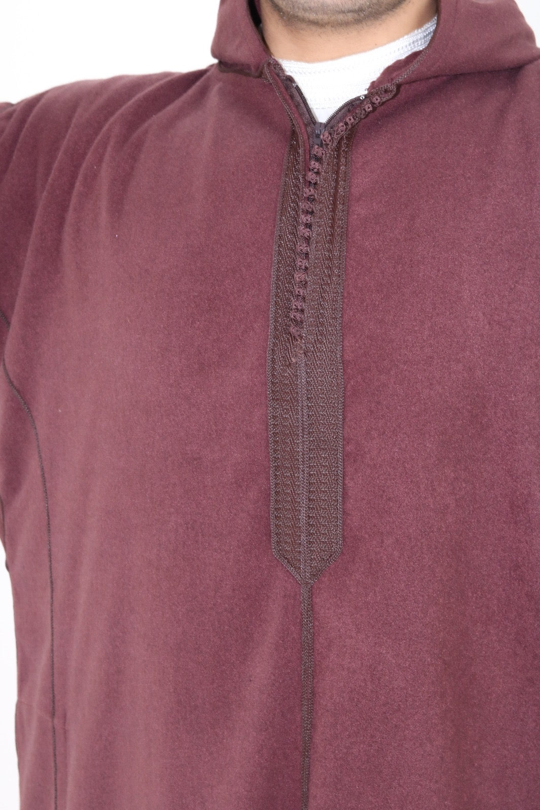 Winter Djellaba Sahara Burgundy