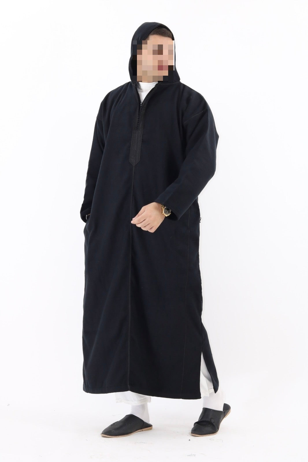 Winter Djellaba Noor Elegant Black