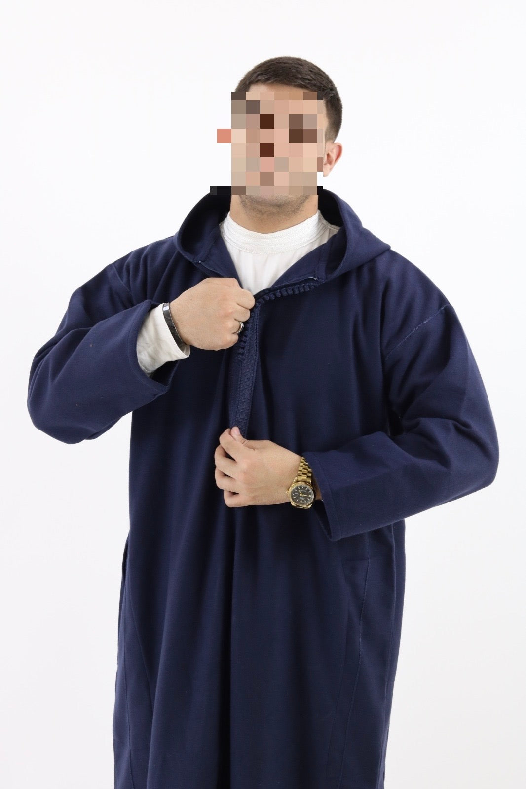 Winter Djellaba Casblanca Blue