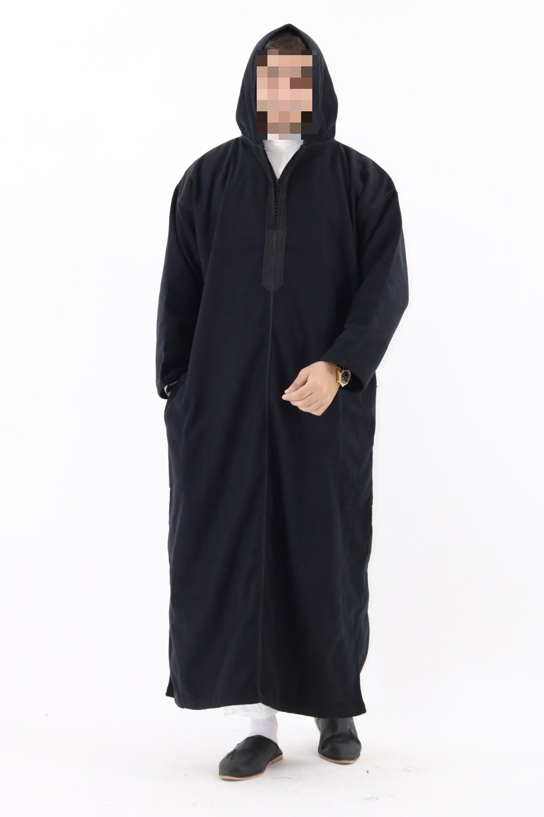 Winter Djellaba Noor Elegant Black