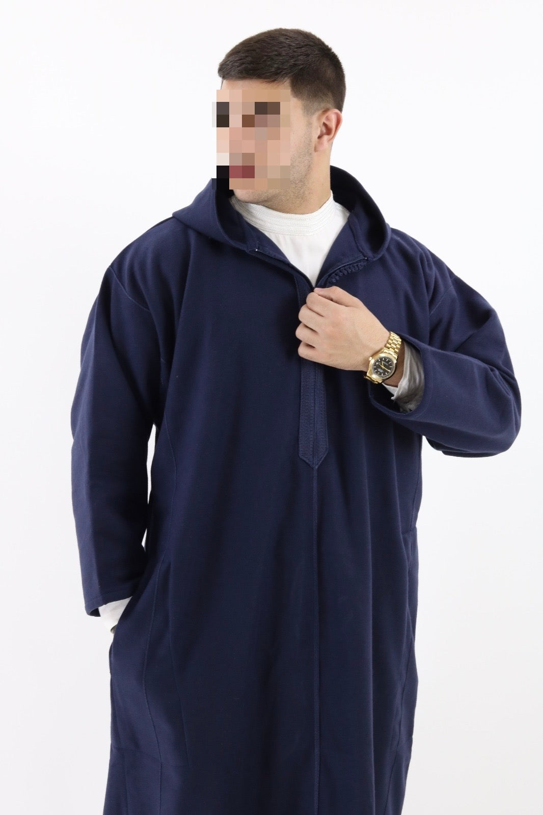 Winter Djellaba Casblanca Blue