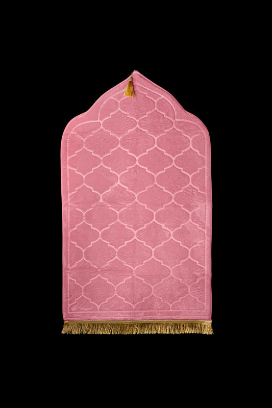 Soft Velvet Prayer Mat - Blossom Pink