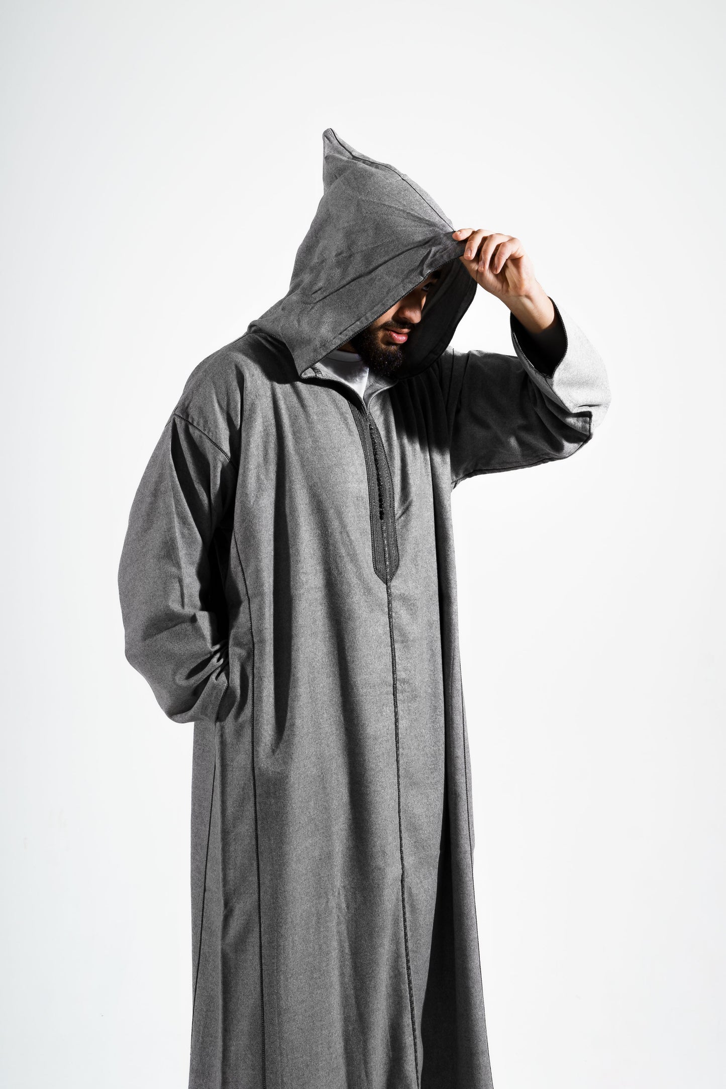 Winter Djellaba Al-Khalil Classic Grey