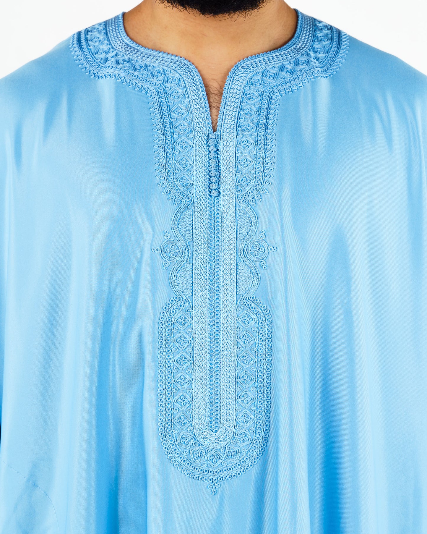 Qaleel Breeze Blue Gandoura