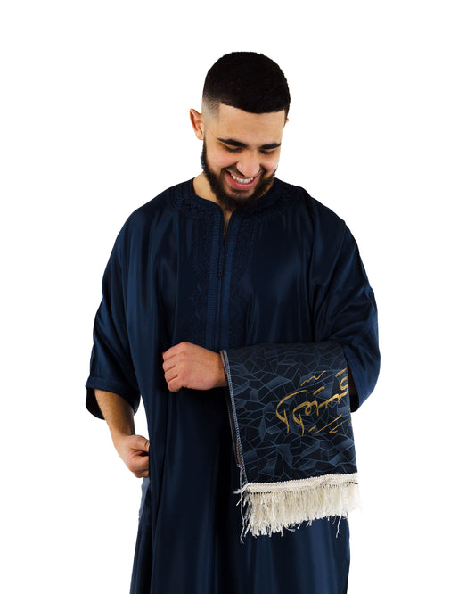 Qaleel Sapphire Blue Gandoura