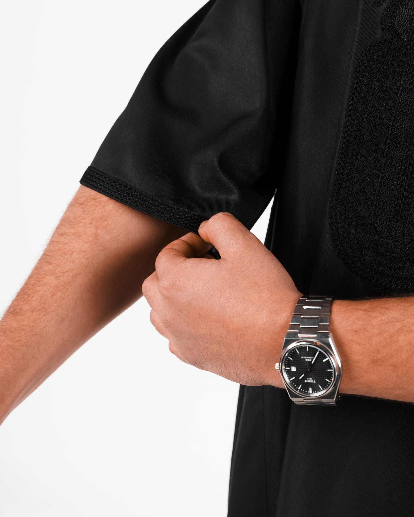 Qaleel Midnight Black Gandoura